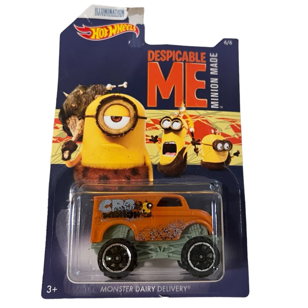 Hot Wheels Despicable Me Minion Made Monster Dairy Delivery 6/6